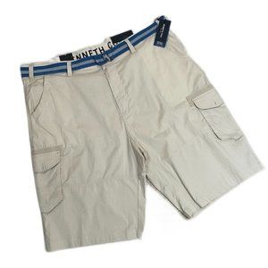 Kenneth Cole New Men's Tech Cargo Shorts Size 44 Regular Fit Cotton